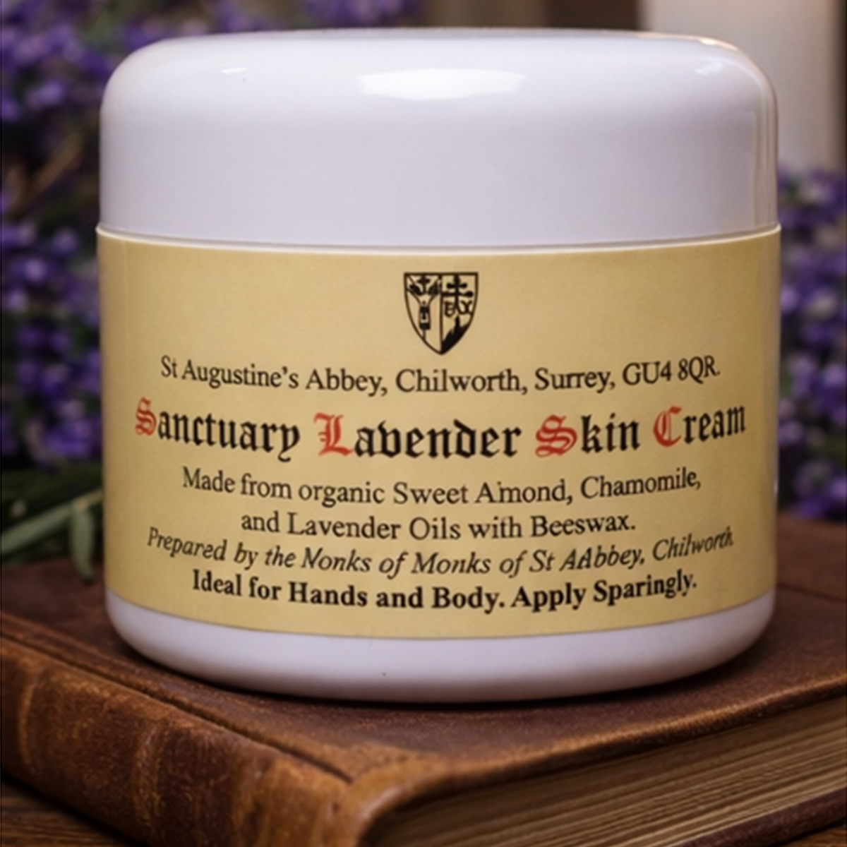 Monk Made - 50ml Sanctuary Lavender hand and skin cream - Image 3