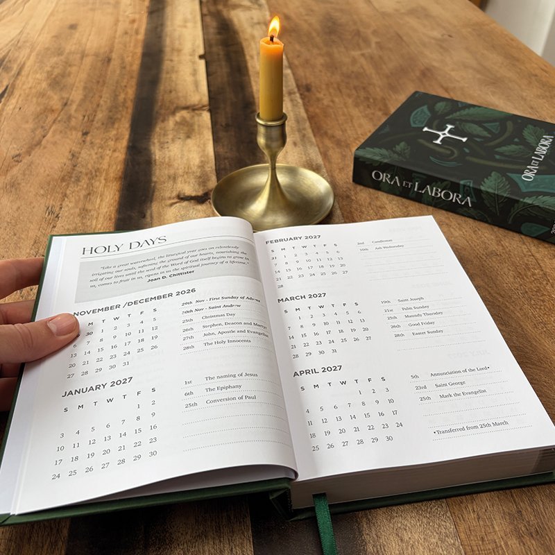Ora et Labora 2027 Calendar Year - Cloth Bound - Image 3