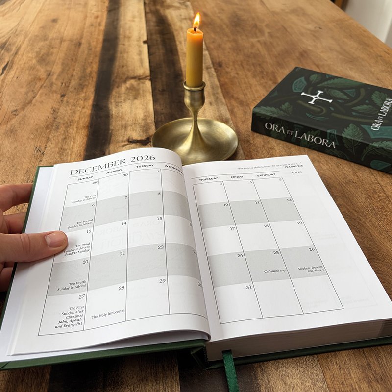 Ora et Labora 2027 Calendar Year - Cloth Bound - Image 8
